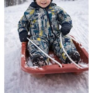 Patagonia puffball bunting snowsuit, boys snowsuit